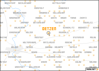 map of Oetzen