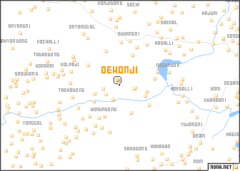 map of Oewŏnji