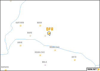 map of Ofa