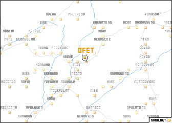 map of Ofet