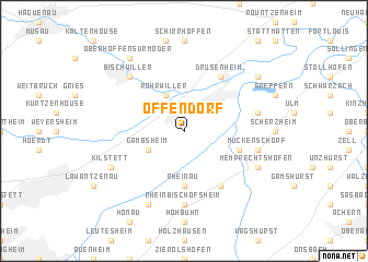 map of Offendorf