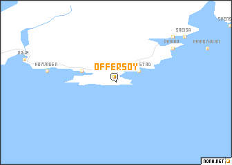 map of Offersøy