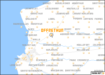 map of Offrethun