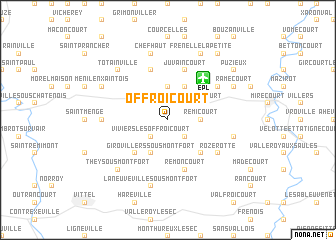 map of Offroicourt