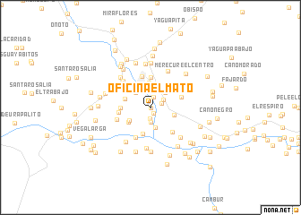 map of Oficina El Mato