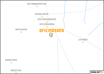 map of Oficina Sara