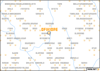 map of Ofiki Ope