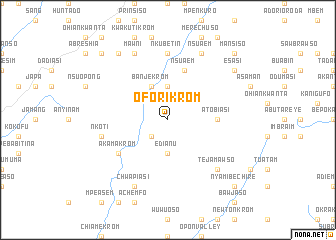 map of Oforikrom