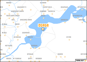 map of Ogada