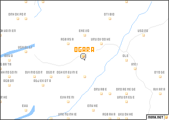 map of Ogara