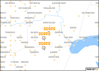 map of Ogaro