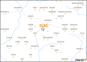 map of Ogbo