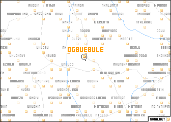 map of Ogbuebule