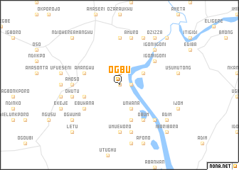 map of Ogbu