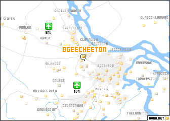 map of Ogeecheeton