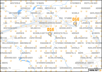 map of Öge