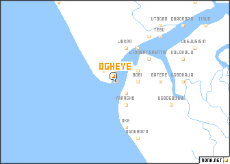 map of Ogheye