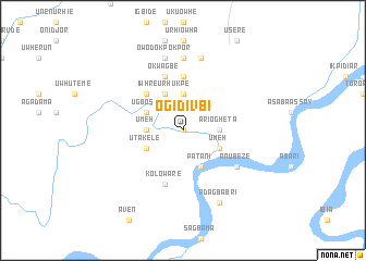 map of Ogidivbi