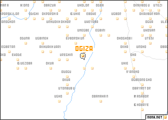 map of Ogiza