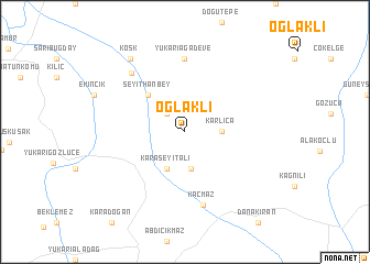 map of Oğlaklı