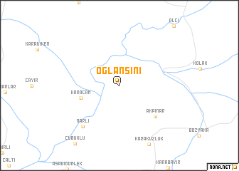 map of Oğlansini