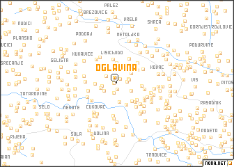 map of Oglavina