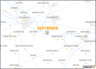 map of Ognyanovo