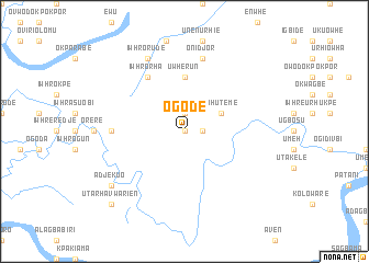 map of Ogode