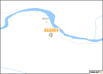 map of Ogonëk