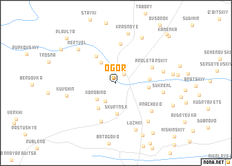 map of Ogor\