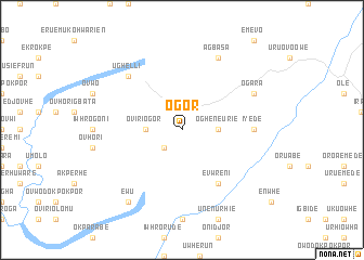 map of Ogor