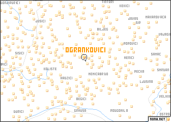 map of Ogrankovići