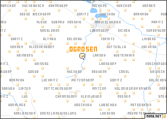 map of Ogrosen