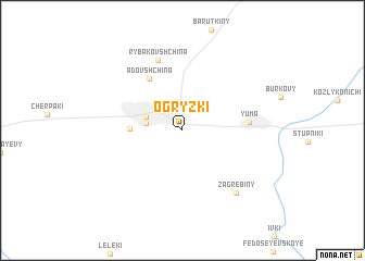 map of Ogryzki