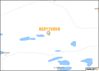 map of Ogryzkovo