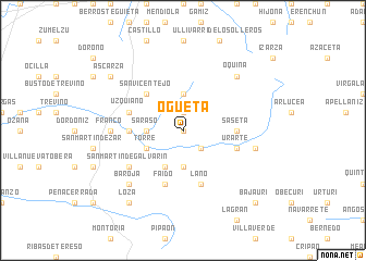 map of Ogueta