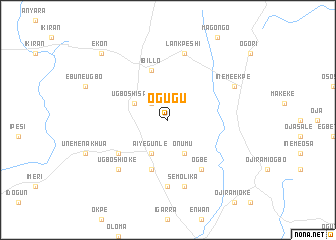 map of Ogugu