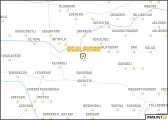 map of Oğulpınar