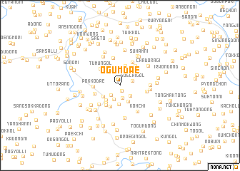 map of Ogŭmdae