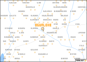 map of Ogunleke