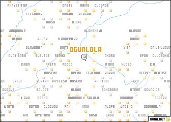 map of Ogunlola