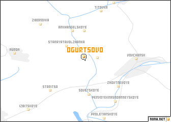map of Ogurtsovo