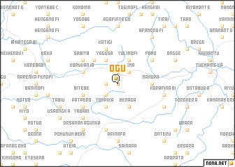 map of Ogu