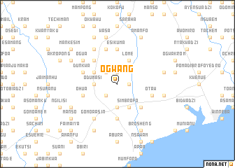 map of Ogwang