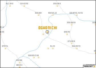 map of Ogwonichi