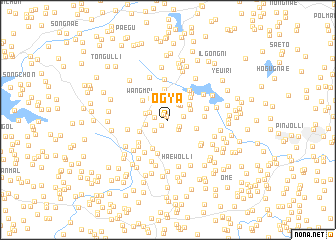 map of Ogya