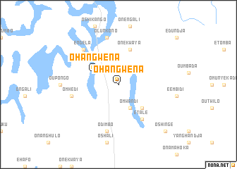 map of Ohangwena