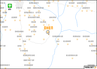 map of Ohen