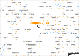 map of Ohiankwanta