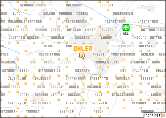 map of Ohler